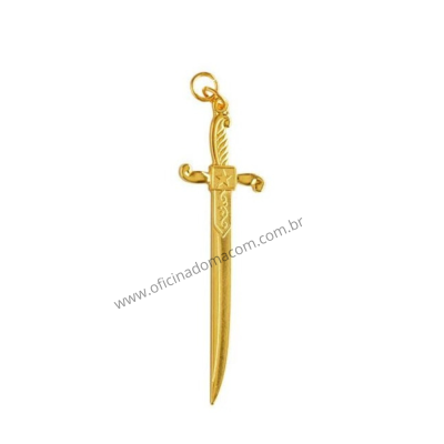 Joia Porta Espada Dourado
