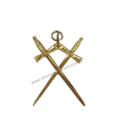 Joia Mestre de Cerimônia Dourado RER