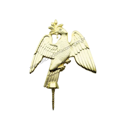 Joia Bastão 1º e 2º Diácono Dourada