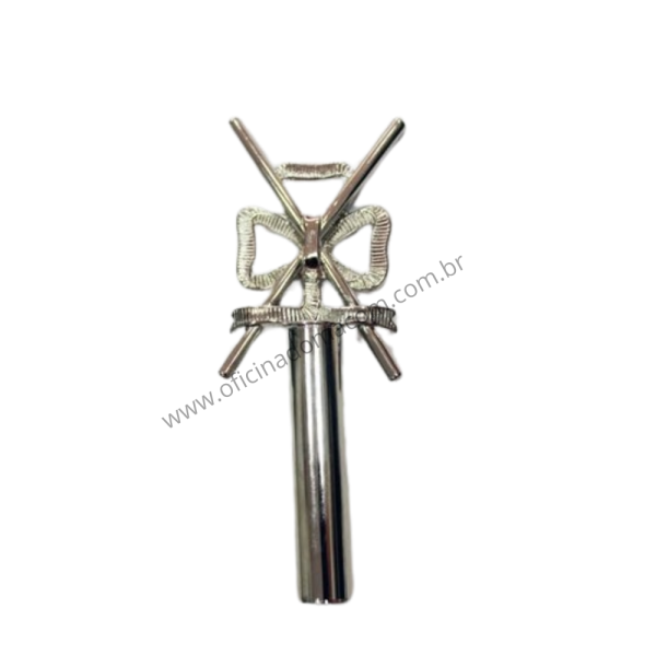 Joia Bastão Mestre de Cerimônia RY GOB Prata