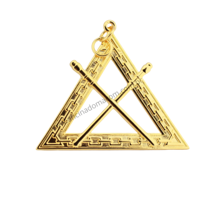 Joia 1º e 2º Diácono RS Dourada