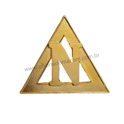 Joia Venerável Comandante Imediato Nautas Dourado