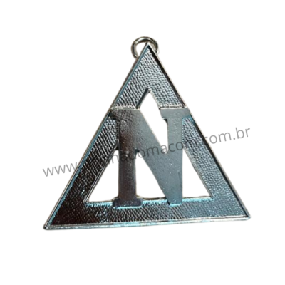 Joia Venerável Comandante Imediato Nautas Prata