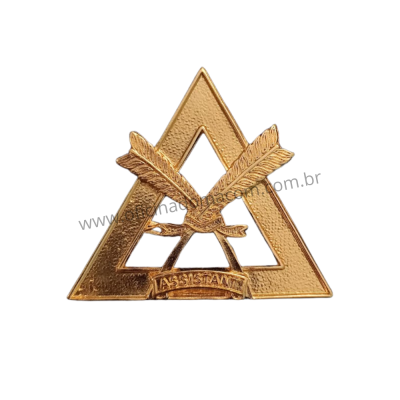 Joia Escriba Niemias Arco Real Dourada