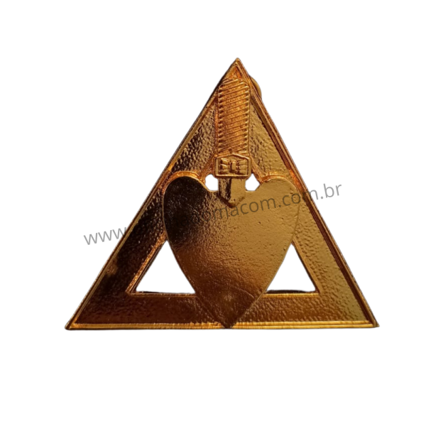 Joia Mestre de Caridade Arco Real Dourada