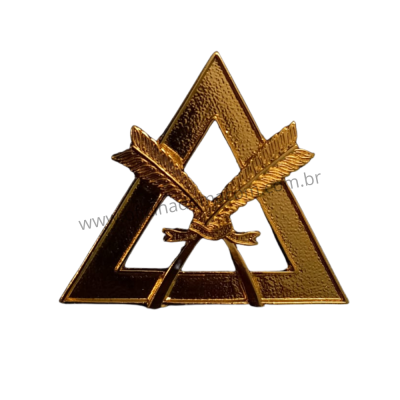 Joia Escriba Esdras Arco Real Dourada