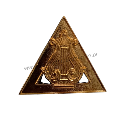 Joia Organista Arco Real Dourada