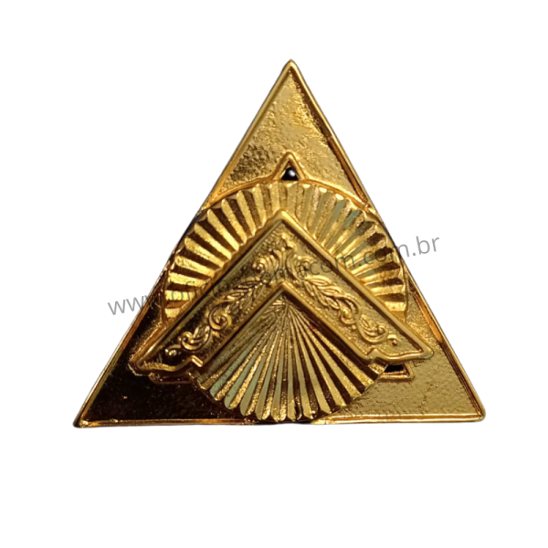 Joia Principal Forasteiro Arco Real Dourada