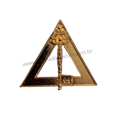 Joia Tesoureiro Arco Real Dourada