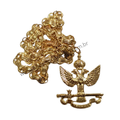 cópia de Colar Grau 33 RE Dourada