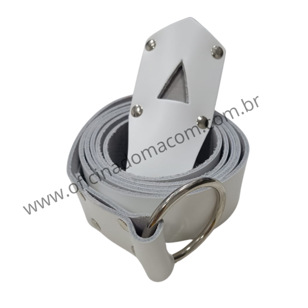 Cinto Branco (Couro)