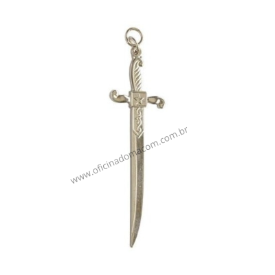 Joia Porta Espada / Guarda Externo Prata