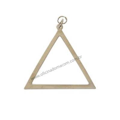 Joia Mestre Cerimônia Triângulo Prata